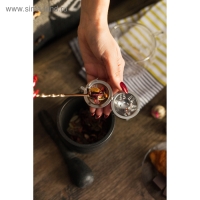 Ситечко для чая Доляна &laquo;Ёлочка&raquo;, d=4,5 см, на цепочке, цвет серебристый