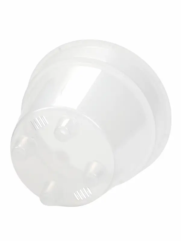 Кашпо со вставкой "Порто" 3,5л, D20 см, h-19 см, цвет прозрачный