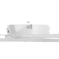 Люстра с ПДУ "Самолет" LED 110Вт 3000-6000К диммер белый 63х58х5,5 см BayerLux Люстра с ПДУ "Самолет" LED 110Вт 3000-6000К диммер белый 63х58х5,5 см BayerLux