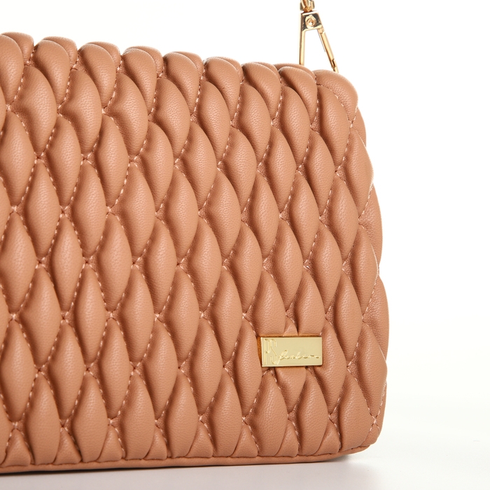 Сумка женская мессенджер на молнии, цвет бежевый Сумка женская мессенджер на молнии, цвет бежевый