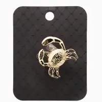 Кольцо "Краб", безразмерное, цвет золото