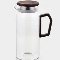 Кувшин стеклянный "Акация", крышка-сито, 1000 мл, 15х10х22