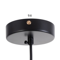 Люстра "Айрис" 1х60Вт Е27 Чёрный 15х15х20(100)см Люстра "Айрис" 1х60Вт Е27 Чёрный 15х15х20(100)см