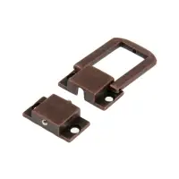 Замок-защелка на ящик ZM01, 3.2&times;2.5 см, цвет медь