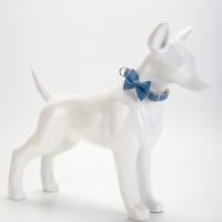 Ошейник "Джентельмен жакардовый", 40 х 1,5 см, синий Ошейник "Джентельмен жакардовый", 40 х 1,5 см, синий