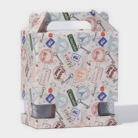 Набор питьевой &laquo;Герб ФСБ&raquo;, стеклянный, 7 предметов: графин 500 мл, 6 стопок 50 мл