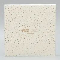 Коробка для кондитерских изделий с пластиковой крышкой I love winter, 15&times;15&times;3 см