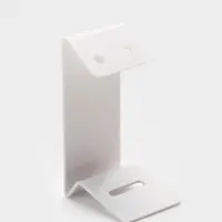 Подставка под серьги, кольцо, 4&times;5&times;9 см, толщина 1.5 мм, белая, В ЗАЩИТНОЙ ПЛЁНКЕ