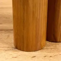 Свеча в бамбуке тройная, 14&times;15&times;30 см, 100 мл, бежевая