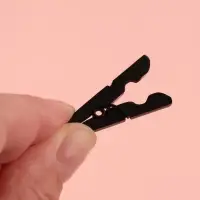 Прищепки для шитья, 3&times;0.9&times;0.3 см, 10 шт., чёрные