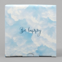 Коробка подарочная складная, упаковка, &laquo;Счастье&raquo;, 15 х 15 х 7 см