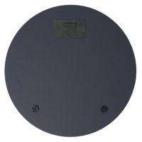 Зеркало интерьерное настенное круглое c окантовкой d=50 см, белый