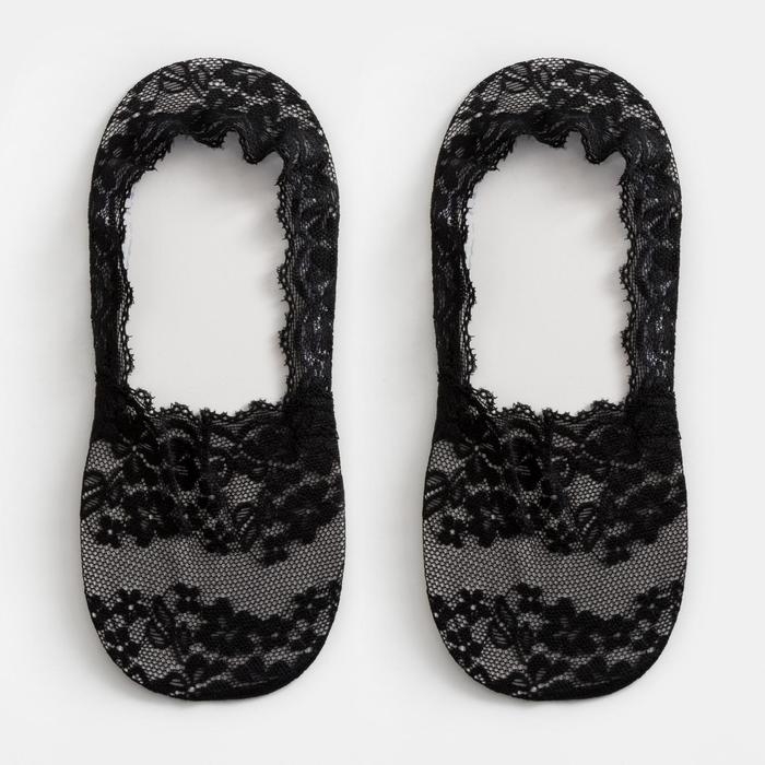 Носки-невидимки женские &laquo;Цветочки&raquo;, размер 36-37 (23 см)