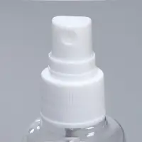 Бутылочка для хранения, с распылителем, со шкалой деления, 50 мл, белая, прозрачная