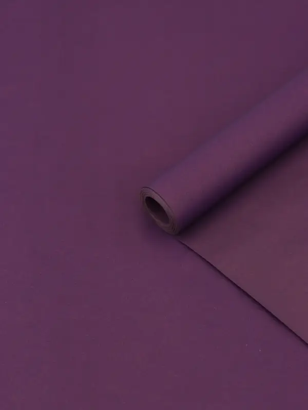 Бумага упаковочная крафт, двусторонняя, фиолетовый 0,68 х 10&plusmn;5% м