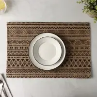 Салфетка сервировочная на стол &laquo;Старина&raquo;, 44,6&times;29,5 см, цвет чёрный