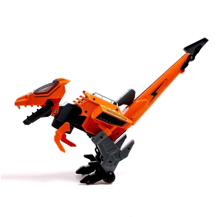 Робот &laquo;Вертолёт&raquo;, трансформируется в динозавра, световые и звуковые эффекты, цвет МИКС