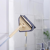 Щётка для окон Доляна, алюминиевая телескопическая ручка 59(89) см, насадка из микрофибры 12&times;12 см, цвет МИКС