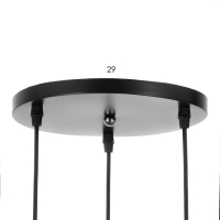 Светильник BayerLux "Феерия" 3хЕ27 40Вт черный 40х40х20-90см Светильник BayerLux "Феерия" 3хЕ27 40Вт черный 40х40х20-90см