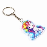 Брелок для ключей с фонариком &laquo;Единорог&raquo;, 4.5 х 10.1 см