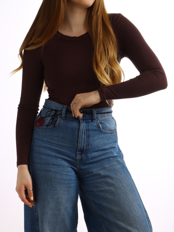 Портупея с кулоном &laquo;Сердечко&raquo; кожа, трансформер, бордовая, 150 см