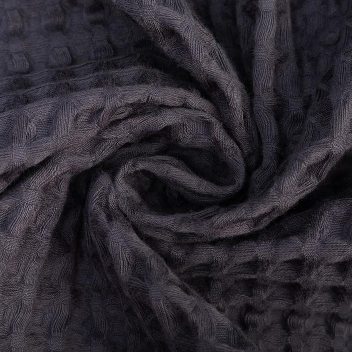 Халат вафельный мужской удлиненный Этель Халат вафельный мужской удлиненный Этель "Boho" размер 54-56, цвет тёмно-серый, 100% хлопок, 290 г/м2