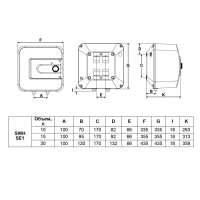 Водонагреватель накопительный SE1 VU, 15 л