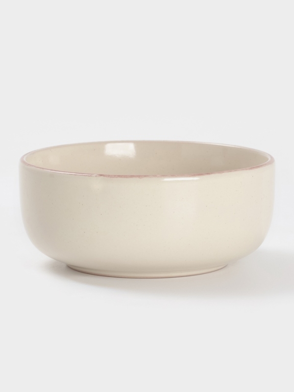 Салатник Доляна "Альпийский крем" 15см, 15х6,5, цвет белый