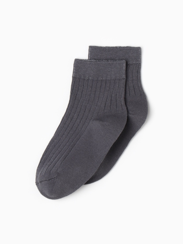 Набор носков Крошка Я BASIC LINE, 10 пар, 8-10 см, темно-серый