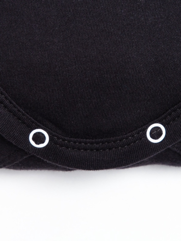 Боди детское с длинным рукавом Крошка Я "Little Boss", рост 68-74 см, цвет чёрный