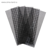 Сетка абразивная ТУНДРА ПРОФИ, водостойкая, карбид кремния, 115&times;280 мм, Р320, 5 шт.