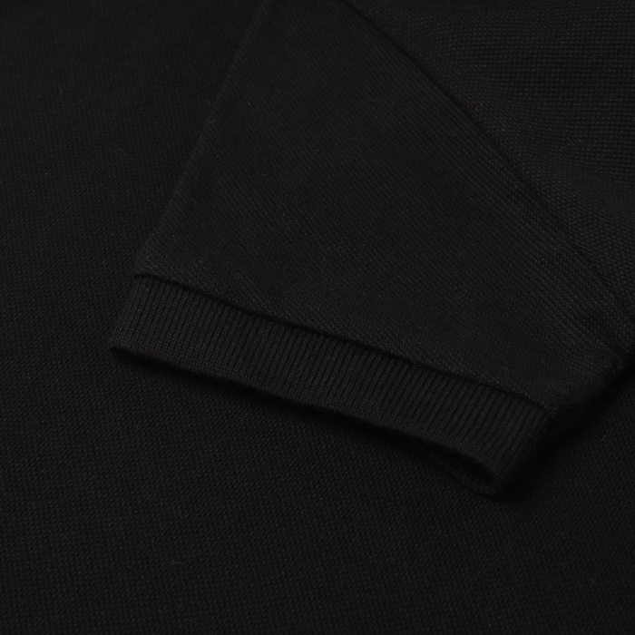 Футболка детская поло MINAKU: Basic line цвет черный, рост 98