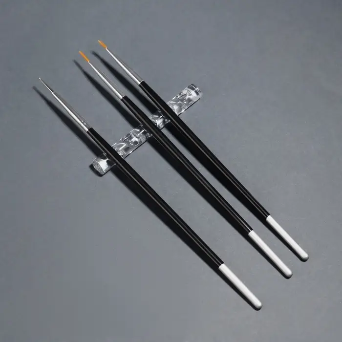 Подставка для маникюрных кистей &laquo;MINI&raquo;, 5 секций, 8&times;1 см, прозрачная