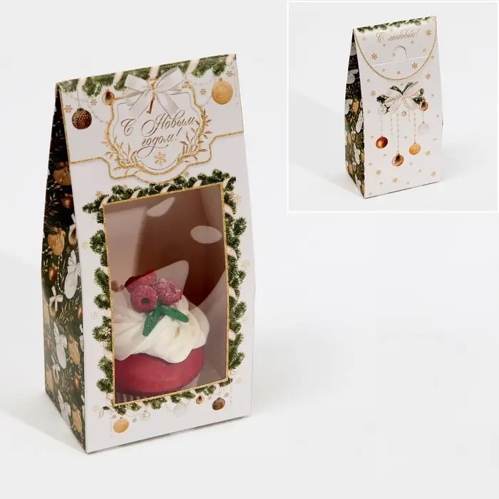 Коробка складная &laquo;Золотой&raquo;, 9 х 19 х 6 см