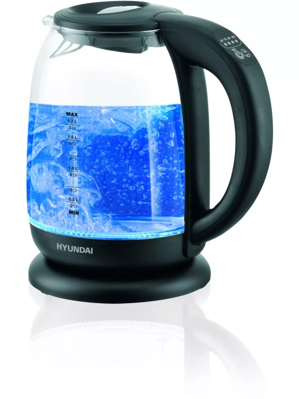 Чайник HYK-S3809 1.7л. 2200Вт черный