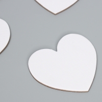 Набор холстов на магните &laquo;Сердце&raquo;, 7,5 см, 4 шт