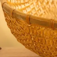 Чаша плетеная, 32 см, бамбук