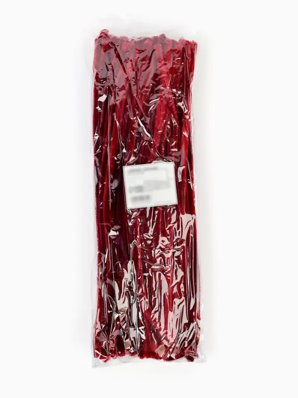 Синельная проволока, набор 100 шт, размер 1 шт 30х0,8 см, цвет бордовый