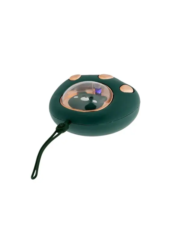 Электрическая портативная грелка для рук, 5 Вт, АКБ, 800 мАч, до 55 &deg;С, USB, зеленая