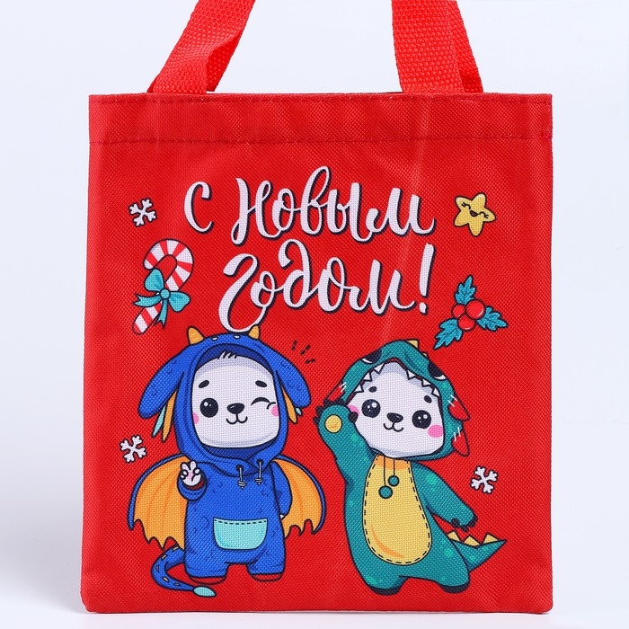 Мешок для подарков &laquo;Котик-дракон&raquo;