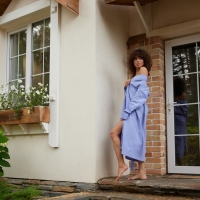 Халат вафельный женский удлинённый &laquo;Экономь и Я&raquo; размер 42-44