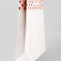 Пакет ламинированный двухсторонний &laquo;Люблю&raquo;, L 31 &times; 40 &times; 11,5 см