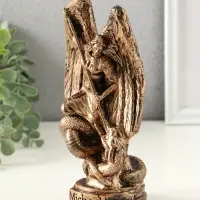 Фигура "Архангел Михаил" 20х12х8 см, золото