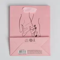 Пакет подарочный ламинированный, упаковка, &laquo;I love you&raquo;, S 12 х 15 х 5.5 см
