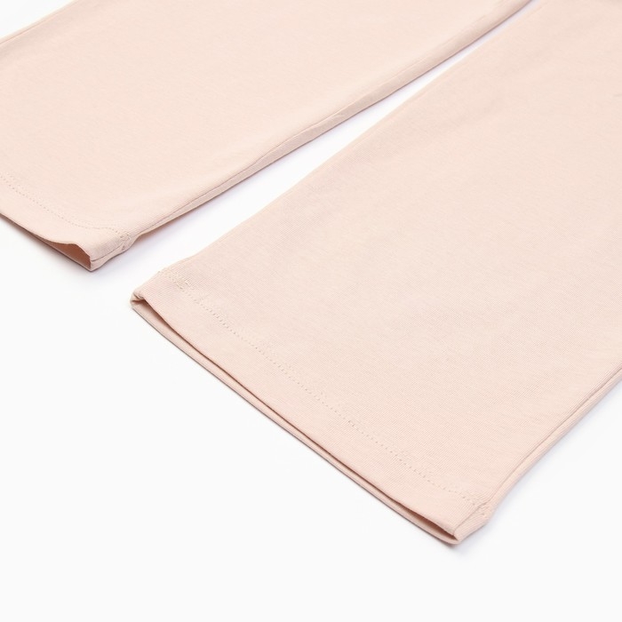 Пижама детская (рубашка и брюки) MINAKU, цвет бежевый, рост 104 см Пижама детская (рубашка и брюки) MINAKU, цвет бежевый, рост 104 см