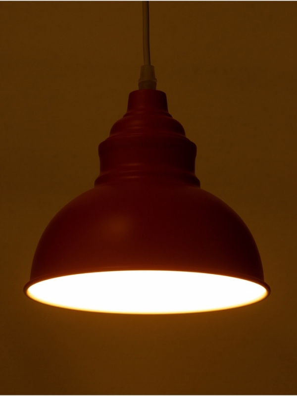 Светильник Paul 1х40Вт Е27 пр-1м неон оранжевый 20х20х17,5см