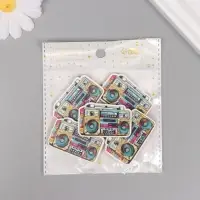 Декор для творчества дерево "Бумбокс" 2,9х4,5х0,3 см