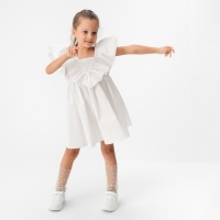 Платье детское KAFTAN &laquo;Бабочка&raquo;, р. 34 (122-128), белый