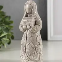 Фигура гипс "Берегиня Материнской Земли" 13х6 см, под камень