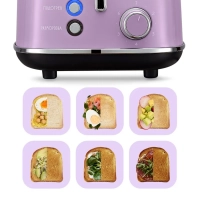 Тостер для хлеба с поддоном для крошек КТ-6833 - 815 Вт